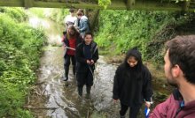 Fieldwork in the River Kym Fieldwork in the River Kym