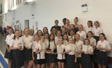Swimmers Claim Gala Title Swimmers Claim Gala Title