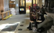 Sketching in St Paul's Sketching in St Paul's