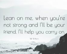 YOU’RE INVITED! Lean on Me – Virtual Performance YOU’RE INVITED! Lean on Me – Virtual Performance