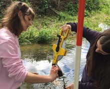 Fieldwork in the River Kym Fieldwork in the River Kym