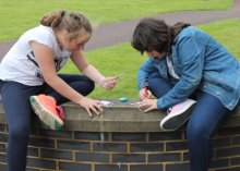 Girls Excited for Senior School