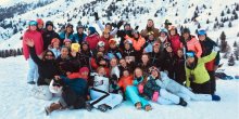 Skiers Hit the Slopes in Italy Skiers Hit the Slopes in Italy