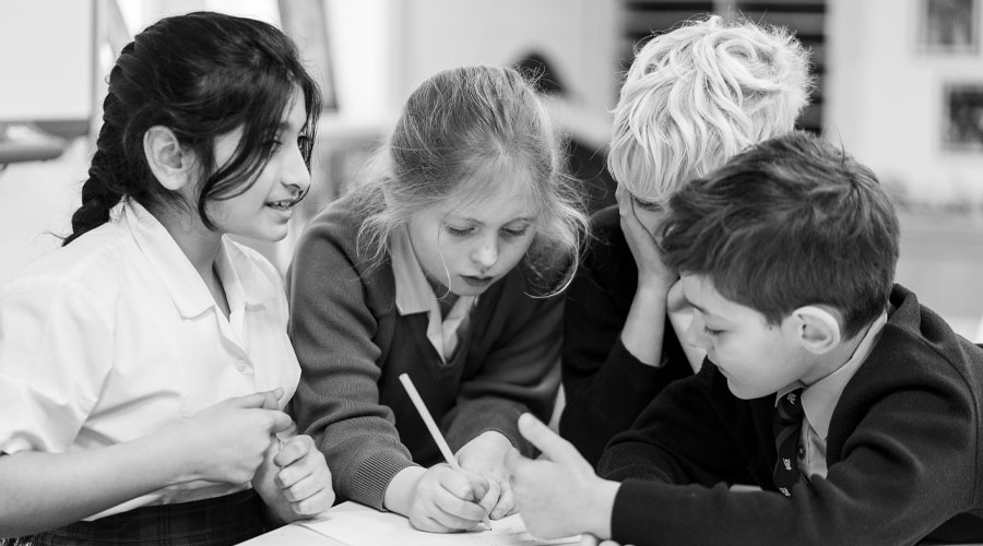 Students at Bedford School